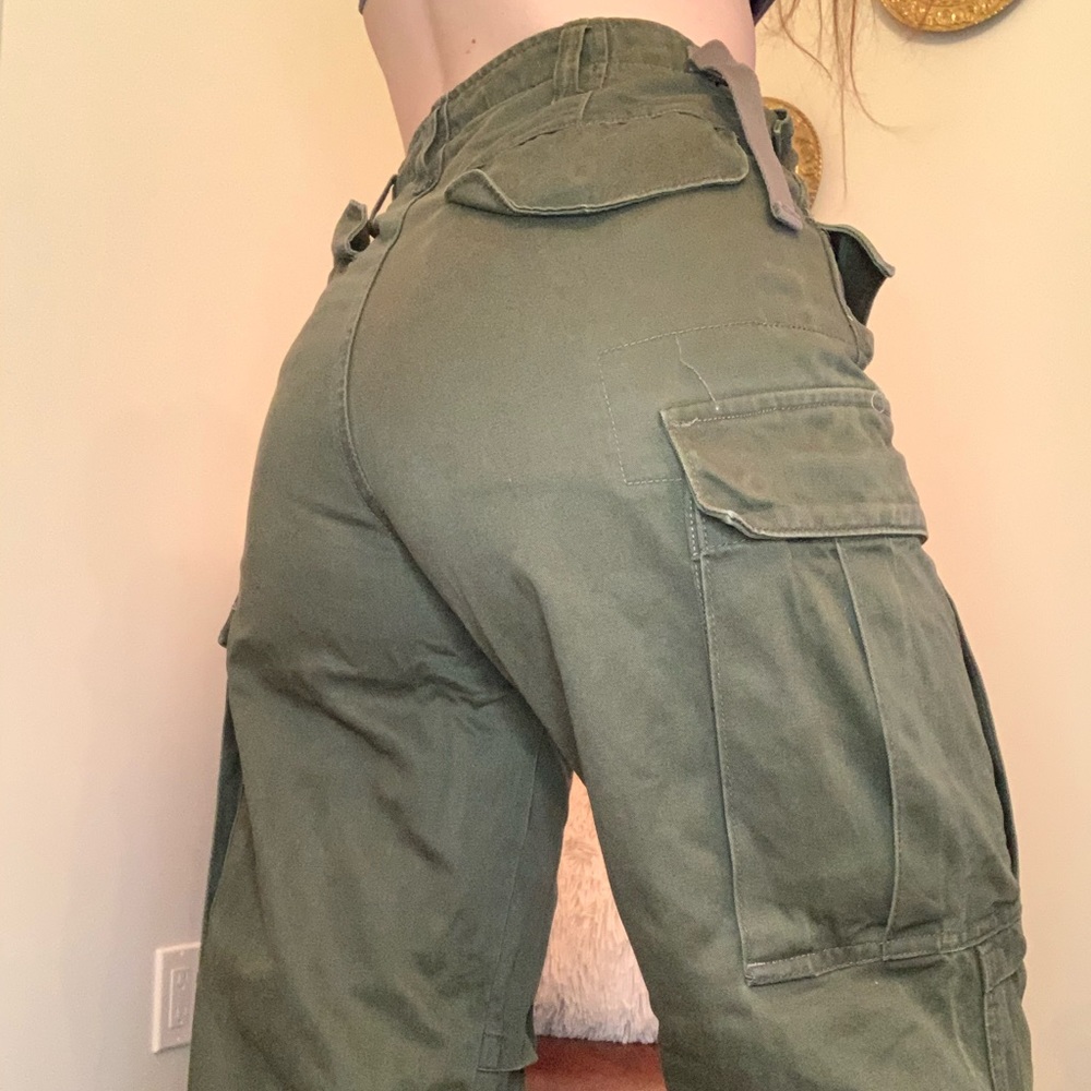 Green (US Army?) cargo pants